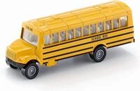 Siku 1319, US-Schulbus, Spielzeugauto f&uuml;r Kinder, Metall/Kunststoff, Gelb,