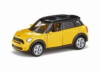 siku 1454, MINI Countryman, Metall/Kunststoff, Gelb/Schwarz, &Ouml;ffenbare T&uuml;ren