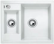 BLANCO METRA 6 | Granitsp&uuml;le aus SILGRANIT wei&szlig; | Einbauart: Einbau von Oben 