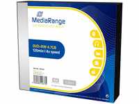 MediaRange DVD+RW 4.7GB|120min 4-fache Schreibgeschwindigkeit,...