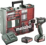 Metabo Akku Bohrschrauber BL 12 Set (mit Akku 2,0 Ah, 12 V, Akkuschrauber mit Koffer