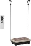 HOMCOM Vibrationsplatte Vibrationstrainer Vibrationsger&auml;t Fitnesstrainer LED-Anzeige