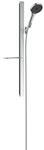 hansgrohe Duschsystem Rainfinity (Duschkopf, Stange 90cm, Seifenschale, 3