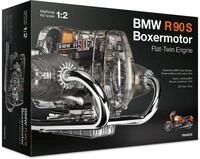 Franzis BME019 67009 0 BMW R 90 S Boxermotor originalgetreues Modell, Bausatz mit