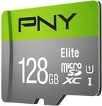 PNY Elite 128GB microSDXC-Speicherkarte + SD-Adapter, 100MB/s...