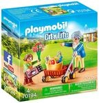 PLAYMOBIL City Life 70194 Oma mit Rollator, Ab 4 Jahren