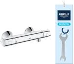 GROHE Precision Trend, Duscharmatur wassersparend (Thermostat f&uuml;r stets konstante