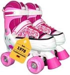Best Sporting Rollschuhe Kinder I Rollschuhe gr&ouml;&szlig;enverstellbar 32-35 I robuste