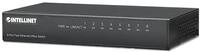 Intellinet 8-Port Fast Ethernet Office Switch Metall Desktop schwarz 523318