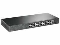 TP-Link TL-SL2428P 24-Port Fast Ethernet Rackmount PoE+ Switch + 4 Gigabit...