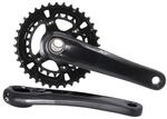 SHIMANO Deore XT FC-M8100-2 Kurbelsatz 36-26 Z&auml;hne 2x12 Black Kurbelarml&auml;nge...