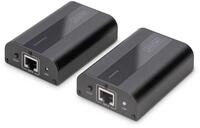 DIGITUS HDMI Extender &ndash; UHD 4K 60 Hz &ndash; 70 m &uuml;ber LAN-Kabel ab CAT 6 | Set aus