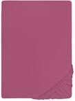 biberna Feinjersey Spannbettlaken 180x200 - 200x200 cm rot | 100% Baumwolle