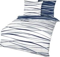 Kaeppel Mako Satin Bettw&auml;sche Essential Motion Gr&ouml;&szlig;e 135x200+80x80 cm Farbe...