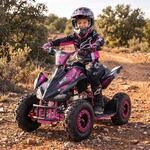 Actionbikes Motors Kinder Quad Elektro ATV Racer (Schwarz/Pink) | 𝟑𝟔 Volt