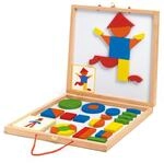 DJECO DJ3130 Geoform Tangram Spiel 42 Teile, Multicolor.