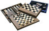 Philos 2525 - Schach-Backgammon-Dame-Set, Magnetverschluss, Feld 50 mm,...