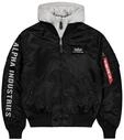 Alpha Industries Herren MA-1 D-Tec Sleeve Embroidery Slim Bomber Jacket
