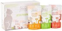 MjAMjAM - Premium Nassfutter f&uuml;r Katzen - Mixpaket I - Huhn, Rind, Herzen, 12er Pack