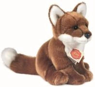 Teddy Hermann 90321 Fuchs sitzend rotbraun 20 cm, Kuscheltier | Naturgetreu