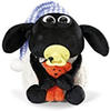 Nici 41470 The Sheep Shaun das Schaf Kuscheltier Timmy mit kleinem Bär, Schnuller