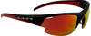 SWISSEYE Gardosa Re+ Sportbrille, Black matt/red, Smoke BR Revo