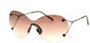 Porsche Design Sonnenbrille P8621 A 99 1 145 Oval Sonnenbrille 99, Silber