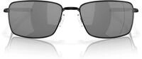 OAKLEY Herren Square Wire 407513 60 Sonnenbrille, Schwarz (Polished Black/Prizmblack)