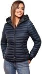 Navahoo Damen &Uuml;bergangs Stepp Jacke mit Kapuze B348 [B348-Kimuk-Navy-Gr.XL]