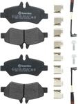 Brembo P 50 084 Bremsbelagsatz, Scheibenbremse - (4-teilig) | Kompatibel mit: