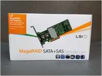 LSI LSI00305 Logic Controller-Karte MegaRAID 9266-4i 4Port intern 1GB SATA/SAS...
