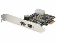 DIGITUS IO-Karte - PCIe - Firewire 800 1394b Schnittstellen-Karte - 3-Port - 2x 9-Pin