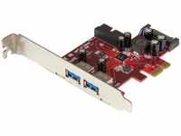 StarTech.com 4 Port USB 3.0 PCI Express-Karte - 2 Externe und 2 Interne mit SATA