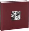 Hama Fotoalbum Jumbo 30x30 cm (Fotobuch mit 100 weißen Seiten, Album für 400 Fotos