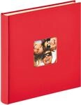 walther design Fotoalbum rot 33 x 34 cm Selbstklebealbummit Cover-Ausstanzung, Fun