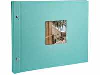 goldbuch 28507 Schraubalbum mit Fensterausschnitt, Bella Vista Trend, 39 x 31 cm,