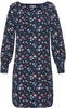 TOM TAILOR Damen 1008112 Kleid, Blau (Navy Floral Design 15675) , 42