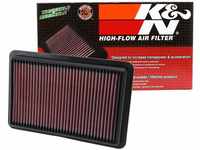 K&N 33-2480 Motorluftfilter: Hochleistung, Prämie, Abwaschbar, Ersatzfilter,Erhöhte