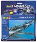 Revell Modellbausatz Flugzeug Spitfire Mk V I Ma&szlig;stab 1:72 I Level 3 I