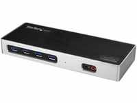 StarTech.com USB-C und USB-A DisplayLink Docking Station - Dockingstation für 2x