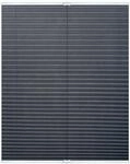 Lichtblick Plissee Blickdicht ohne Bohren Grau 60 cm x 130 cm (B x L)