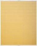 Lichtblick Plissee Blickdicht ohne Bohren Gelb 80 cm x 210 cm (B x L)