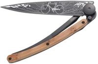 deejo 370511 Leichtgewichtsmesser, Black Tattoo Japanese Dragon Taschenmesser,