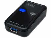 DIGITUS USB 3.0 Sharing Switch, 2 PCs - 1 Endgerät, Hot-Key, Umschaltung, kein