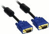 InLine 17713S S-VGA Kabel Premium, 15pol HD Stecker / Stecker, schwarz, 15m