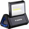 VARTA Baustrahler LED inkl. 3x AA Batterien, Work Flex Area Light, Arbeitsleuchte mit