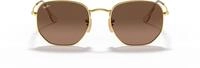 Ray-Ban Unisex-Erwachsene 0RB3548N Sonnenbrille, Mehrfarbig (Gold), 50