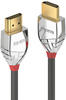 LINDY 37875 7.5m Standard HDMI Kabel, Cromo Line, Anthrazit