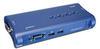 TRENDnet TK-407K 4-Port USB KVM Switch Kit, VGA & USB Anschlüsse, 2048 x 1536