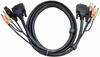 Aten 2L-7D02U Kabelsatz (DVI, USB, Audio) 1,8m